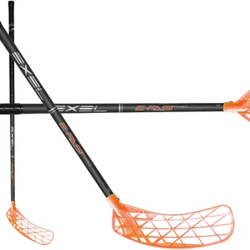 Míčový sport Exel E-FAST PRO ANTRASITE 2.9 ROUND MB Florbalová hůl černá / broskvová, Levá (levá ruka dole), 101cm (=111cm)