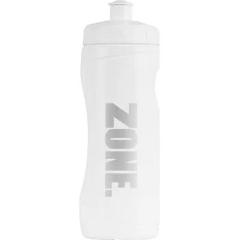 Láhev Zone floorball RECYCLED 0,6l white/silver Láhev na vodu bílá / stříbrná