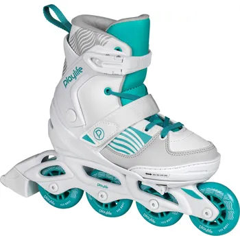 Kolečkové brusle Powerslide Playlife Light Breeze Dětské kolečkové brusle bílá / tyrkysová, UK 13 - 3, EU 32 / 35