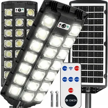 Venkovní osvětlení SOLÁRNÍ ZAHRADNÍ LAMPA LED 2200W S ČIDLEM POHYBU, VENKOVNÍ SVÍTILNA + DÁLKOVÉ OVLÁDÁNÍ