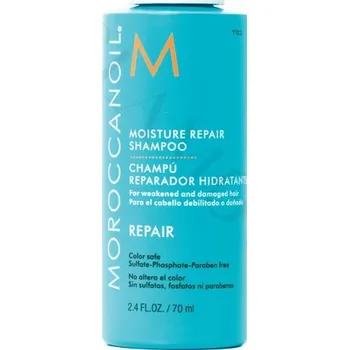 Šampon MoroccanOil Moisture Repair Shampoo Color-Safe šampon pro poškozené vlasy 70 ml