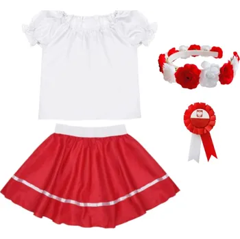 Karnevalový kostým KOSTÝM NÁRODNÍ SUKNĚ HALENKA 134-140 4el