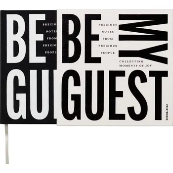 Svatební dekorace Kniha hostů, černá / bílá, Printworks