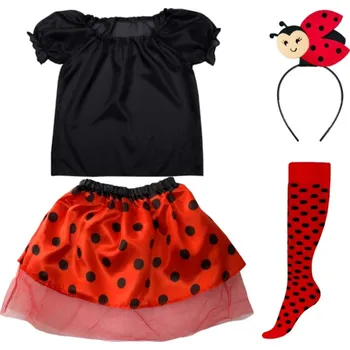 Karnevalový kostým KOSTÝM BERUŠKA KOSTÝM BAL JARO ČELENKA HALENKA SUKNĚ 98-110 5el