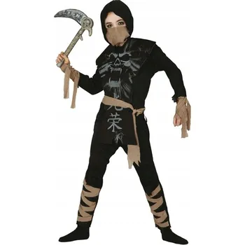 Karnevalový kostým KOSTÝM NINJA JAPONSKÝ BOJOVNÍK SAMURAJ 110-115