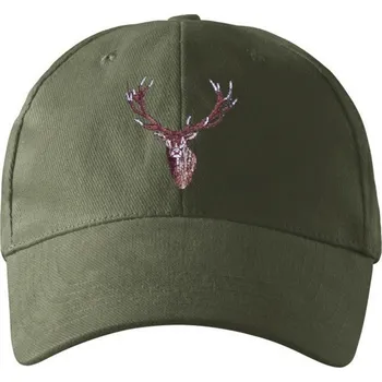 Kšiltovka Myslivecká Kšiltovka jelen vyšívka