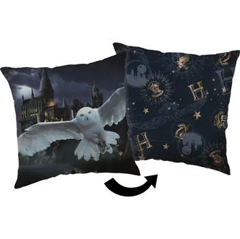 Bytový textil Jerry Fabrics Dekorační polštářek 40x40 cm - Harry Potter "Hogwarts"