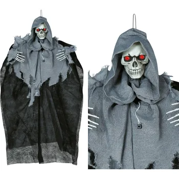 Guirca Závěsná dekorace - Kostra se zvukem, světlem a pohybem 90 cm