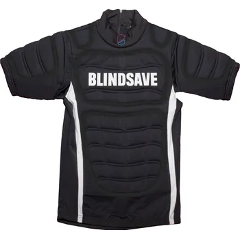 Florbalový dres BlindSave LITE goalie protective vest JR Brankářská vesta 130 / 140 cm, černá / bílá