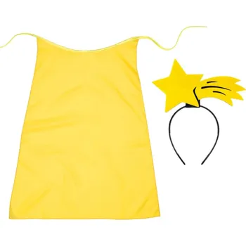 Karnevalový kostým KOSTÝM HVĚZDA BETLÉMSKÁ JASELIČKY SET PELERÍNA ČELENKA S