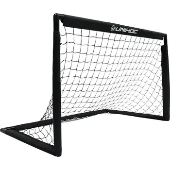 Florbalová branka Unihoc Basic EasyUP Plastic Skládací branka s přepravní taškou a sítí černá, 60x45 cm