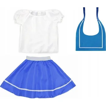 Karnevalový kostým KOSTÝM NÁMOŘNICE SUKNĚ HALENKA 98-110 3 díly