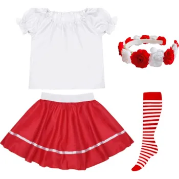 Karnevalový kostým KOSTÝM NÁRODNÍ SUKNĚ HALENKA 98-110 4el