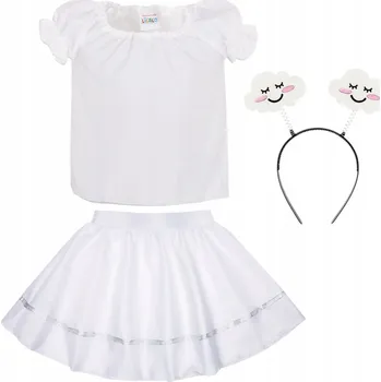 Karnevalový kostým KOSTÝM OBLÁČEK KOSTÝM POČASÍ SADA OBLAKU PODZIM JARNÍ ČELENKA 116-128 3e