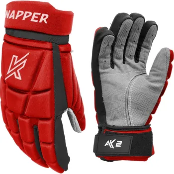 Hokejové rukavice Hokejbalové rukavice Knapper AK2 v2 SR, červená, Senior, 16" Knapper