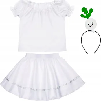 Karnevalový kostým KOSTÝM OUTFIT SUKNĚ HALENKA ČELENKA 98-110 4ks