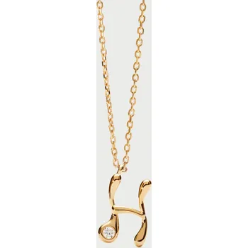 Náhrdelník PDPAOLA Zlatý náhrdelník s iniciálem H