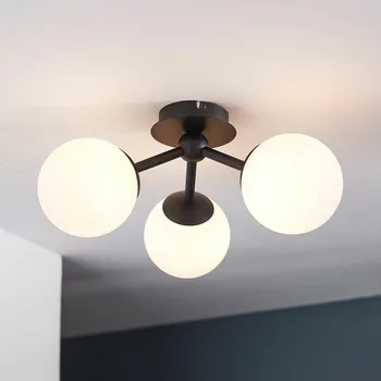 Koupelnové svítidlo Endon 93489 - Koupelnový přisazený lustr FRIO 3xG9/3W/230V IP44 černá