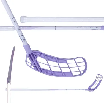 Florbal Salming Quest1 Powerlite Aero 29 Florbalová hůl bílá / fialová, Pravá (pravá ruka dole), 96cm (=106cm)