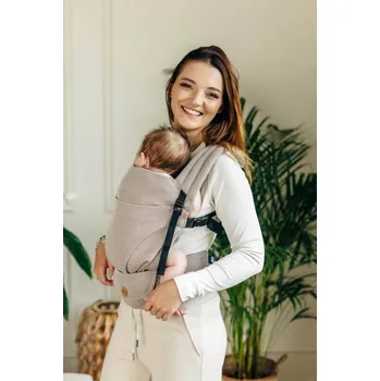 Nosítko LennyLight LITTLE HERRINGBONE ALMOND, 100% bavlna