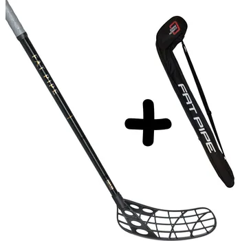 Florbal Fat Pipe RAW 29 LOW KICK CTRL SLICKS + Stickbag Set florbalky s vakem černá, Levá (levá ruka dole), 104cm (=114cm)