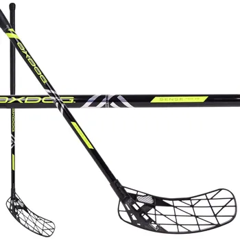 Florbal Oxdog SENSE HES 29 YL SWEOVAL MBC Florbalová hůl žlutá, Levá (levá ruka dole), 96cm (=106cm)