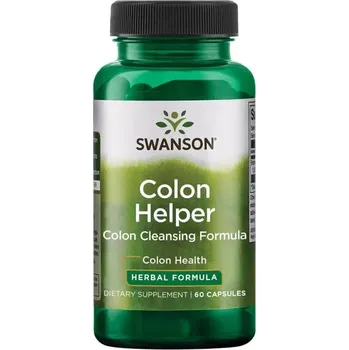 Zdraví Swanson Colon Helper Výtažky ze sporýše, zlatobýlu a kůry jilmu 60 ks, kapsle