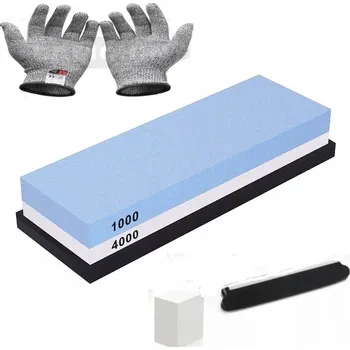 BROUSEK KAMENNÝ SADA NA BROUŠENÍ 1000/6000 VODÍTKO KAMEN KULATÝ