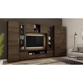 Obývací stěna Nábytková Stěna NEPTUN , moderní, velmi velká, 3,7 m