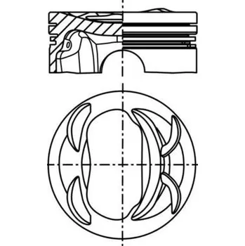 Píst motoru Píst MAHLE 028 PI 00131 000