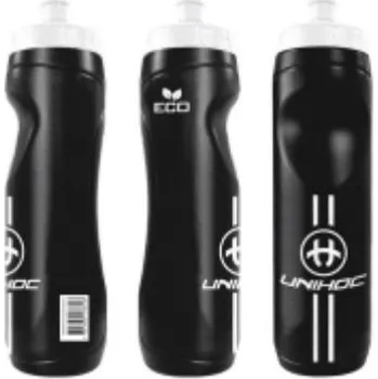 Láhev Unihoc Water Bottle ECO black 0.9L Láhev černá
