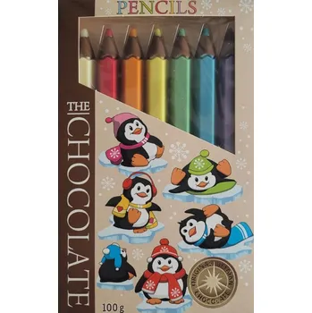 Čokoláda Severka Čokoládové pastelky Tučnáci 100g