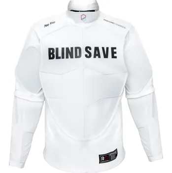 Florbalový dres BlindSave Max Pro Chest armour RC Brankářská vesta XXL, bílá