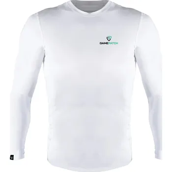 Game Patch Long Sleeve Compression Shirt Kompresní triko XS, bílá