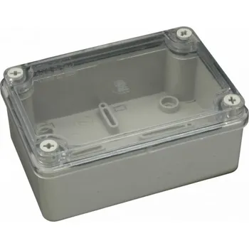 Elektroinstalační krabice SEZ - CZ s.r.o. Instalační krabice s průhledným krytem (190x140x70)