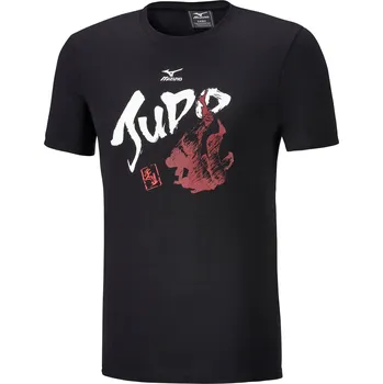 Pánské tričko Mizuno JUDO T-SHIRT DENTO Tričko M, černá