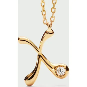 Náhrdelník PDPAOLA Zlatý náhrdelník s iniciálem X