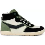 Barefoot kotníkové tenisky Koel Danish nappa olive 41