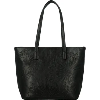 Kabelka Trendy dámská koženková kabelka na rameno Serafina, černá