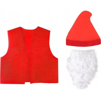 Karnevalový kostým KOSTÝM TRPASLÍKA SADA SKŘÍTKA ČERVENÝ 116-140