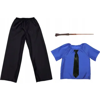 Karnevalový kostým KOSTÝM HARRY POTTER HAVRASPÁR (RAVENCLAW) 98-110, 4 díly