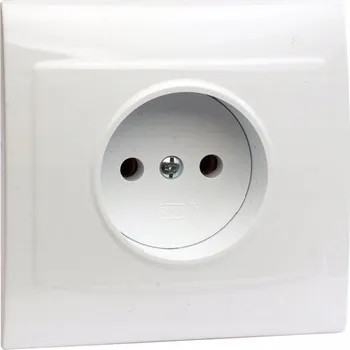 Elektrická zásuvka Bílá nástěnná Elektrická Zásuvka Polmark