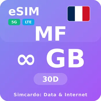 SIM karta Svatý Martin Neomezený Mobilní Internet - eSIM 30 dní datová SIM karta (esims_ULP_30D_ME_V2)