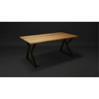 Jídelní stůl Jídelní stůl SIRIUS Jasanové dřevo / Sešikmená hrana / 120cm