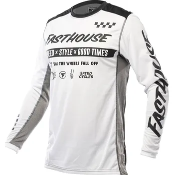 Moto dres Fasthouse Youth Grindhouse Domingo Jersey White Velikost: YS 2750-1021