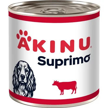 Krmivo pro psa Akinu SUPRIMO Mleté s hovězím konzerva pro psy 400 g