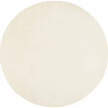 Koberec Koberec MONO 100x100 Kulatý Moderní Jednobarevný Hladký Fryz Kruh v11