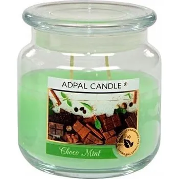 Svíčka Vonná svíčka parafínová CHOCO MINT máta s čokoládou 80 h Adpal