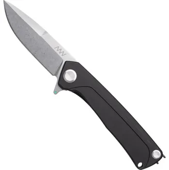 Sport Acta non verba knives ACTA NON VERBA Z100 BB - STONEWASH, LINER LOCK, PLAIN EDGE, G10