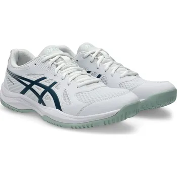 Pánská sálová obuv Asics UPCOURT 6 Sálová obuv WHITE / TRANQUIL TEAL, UK 9, EU 44, US 10, 28 cm